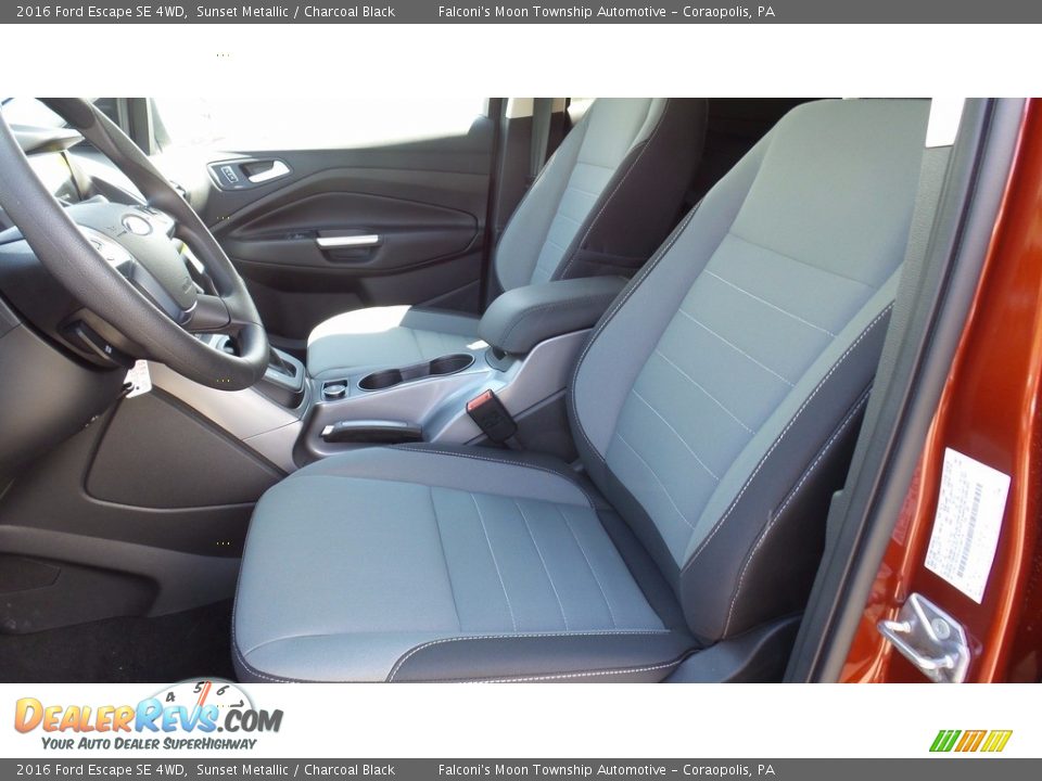 2016 Ford Escape SE 4WD Sunset Metallic / Charcoal Black Photo #10