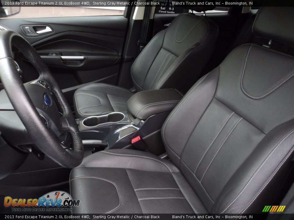 2013 Ford Escape Titanium 2.0L EcoBoost 4WD Sterling Gray Metallic / Charcoal Black Photo #7