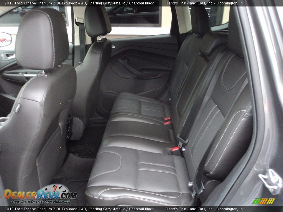 2013 Ford Escape Titanium 2.0L EcoBoost 4WD Sterling Gray Metallic / Charcoal Black Photo #8