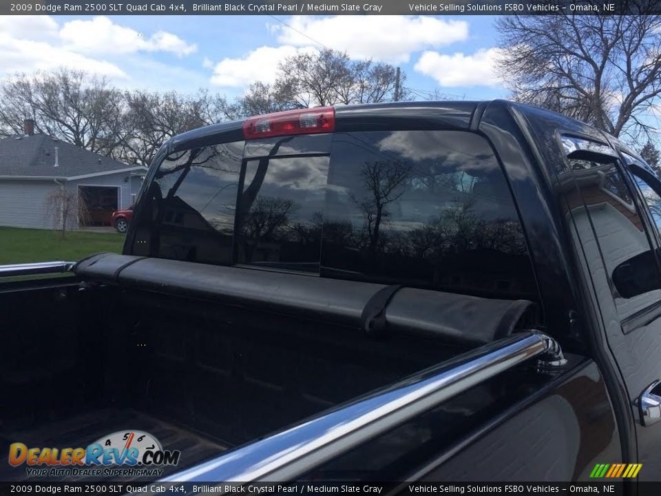 2009 Dodge Ram 2500 SLT Quad Cab 4x4 Brilliant Black Crystal Pearl / Medium Slate Gray Photo #19