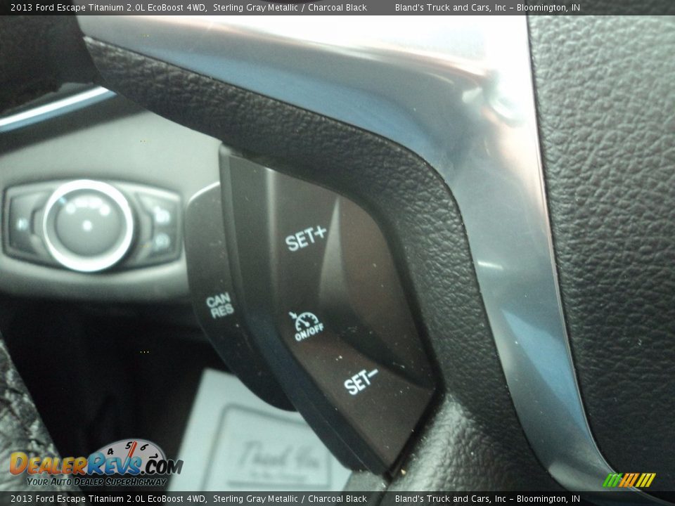 2013 Ford Escape Titanium 2.0L EcoBoost 4WD Sterling Gray Metallic / Charcoal Black Photo #14