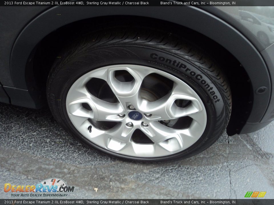 2013 Ford Escape Titanium 2.0L EcoBoost 4WD Sterling Gray Metallic / Charcoal Black Photo #30