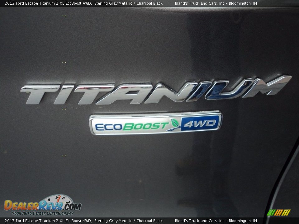 2013 Ford Escape Titanium 2.0L EcoBoost 4WD Sterling Gray Metallic / Charcoal Black Photo #32