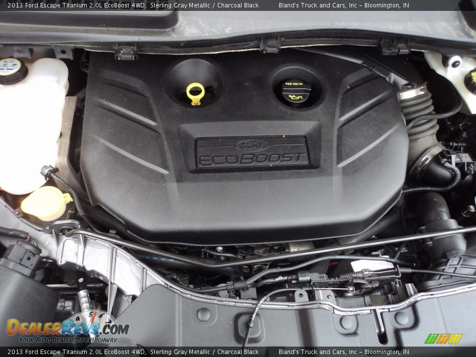 2013 Ford Escape Titanium 2.0L EcoBoost 4WD Sterling Gray Metallic / Charcoal Black Photo #33