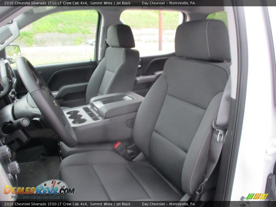 2016 Chevrolet Silverado 1500 LT Crew Cab 4x4 Summit White / Jet Black Photo #15