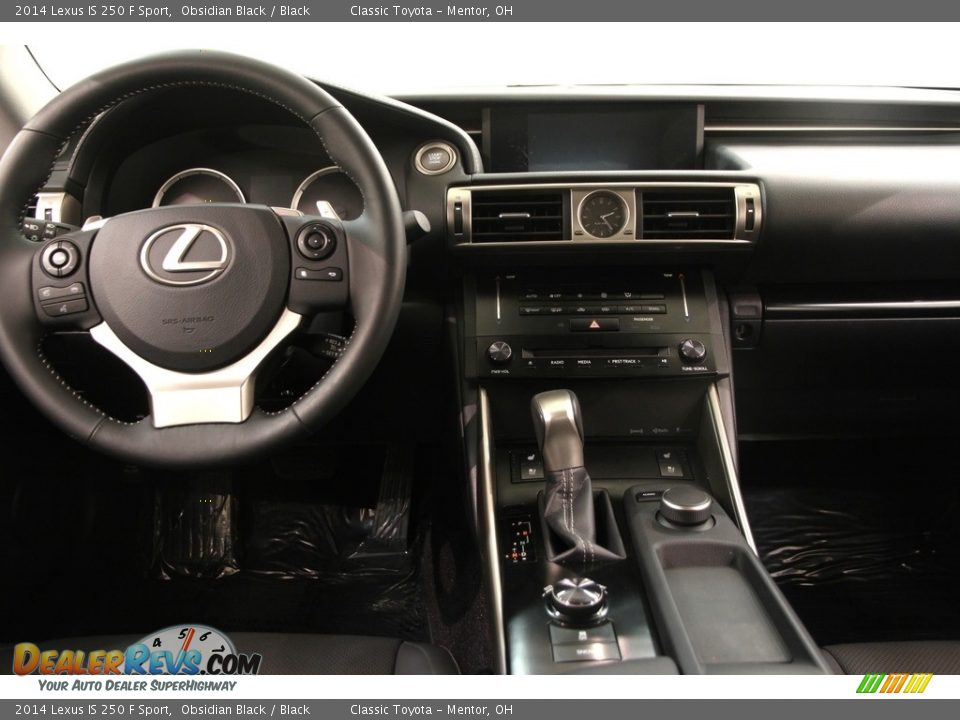 2014 Lexus IS 250 F Sport Obsidian Black / Black Photo #18