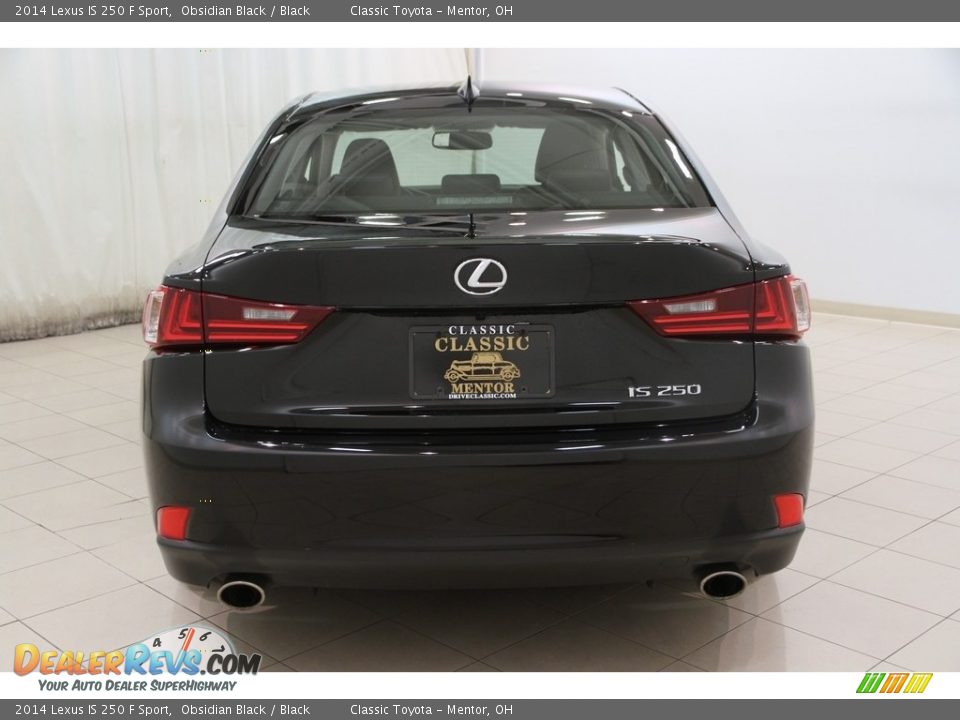 2014 Lexus IS 250 F Sport Obsidian Black / Black Photo #19