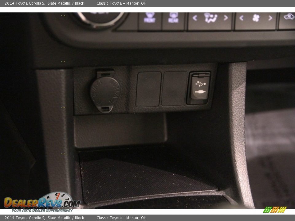 2014 Toyota Corolla S Slate Metallic / Black Photo #12