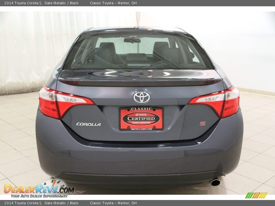 2014 Toyota Corolla S Slate Metallic / Black Photo #17