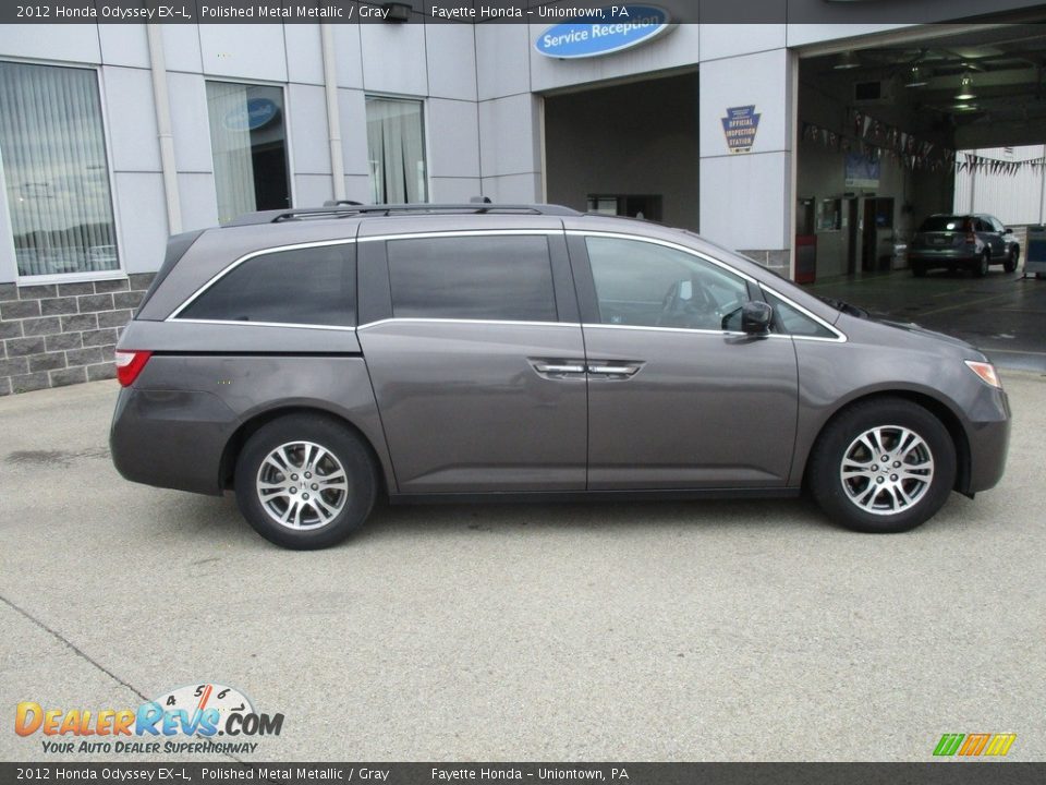2012 Honda Odyssey EX-L Polished Metal Metallic / Gray Photo #2