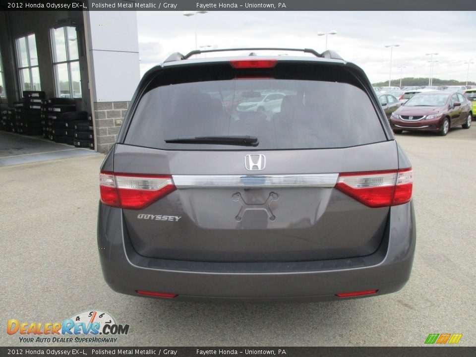 2012 Honda Odyssey EX-L Polished Metal Metallic / Gray Photo #3