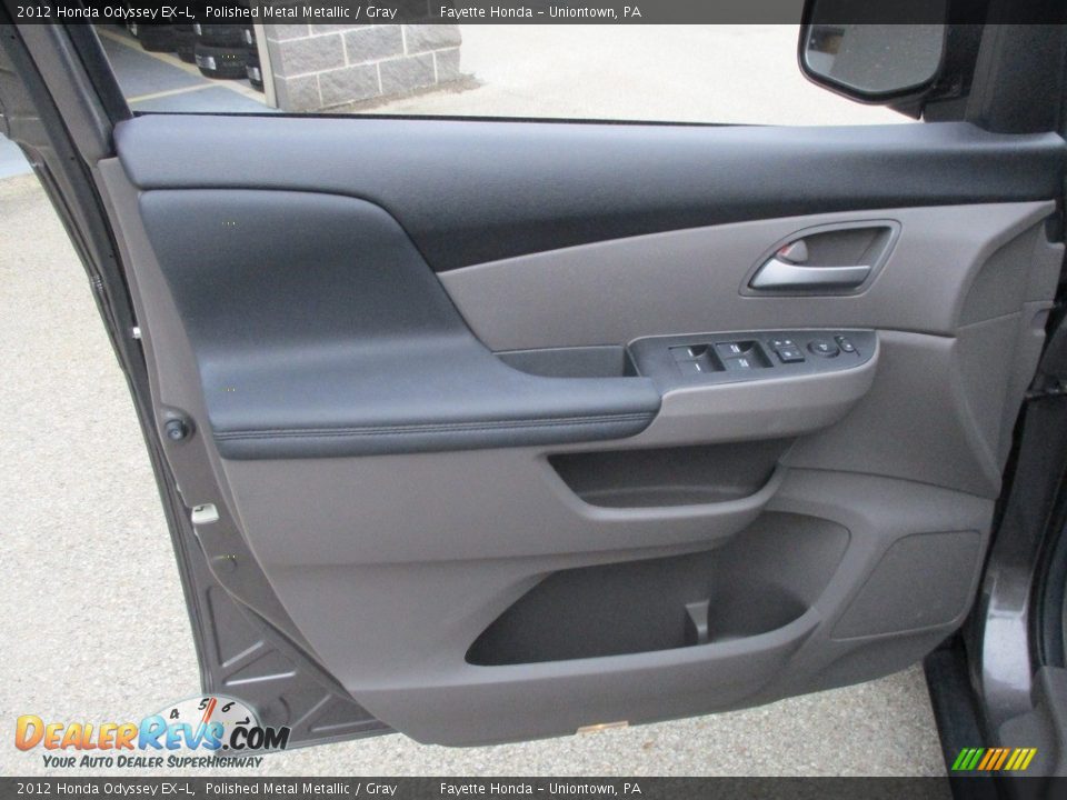 2012 Honda Odyssey EX-L Polished Metal Metallic / Gray Photo #6
