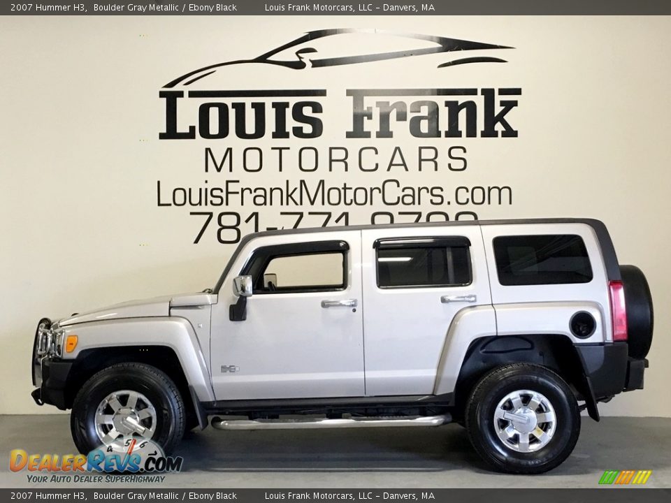 2007 Hummer H3 Boulder Gray Metallic / Ebony Black Photo #1