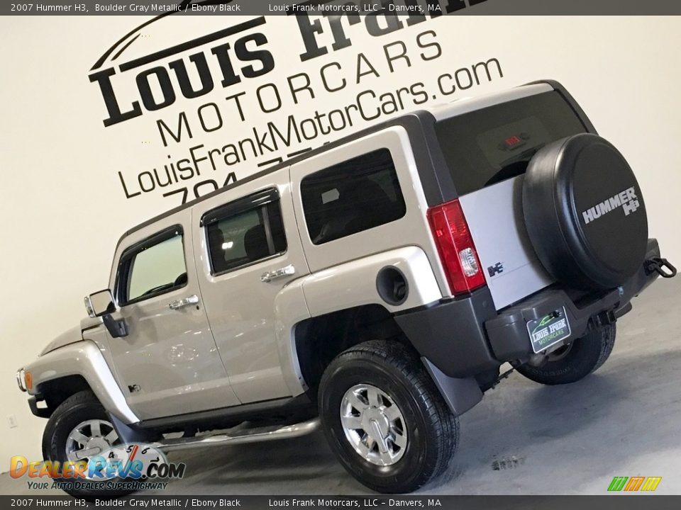 2007 Hummer H3 Boulder Gray Metallic / Ebony Black Photo #3
