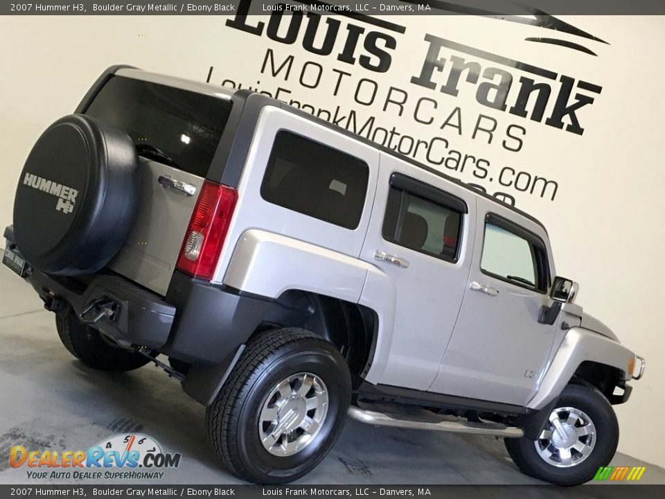 2007 Hummer H3 Boulder Gray Metallic / Ebony Black Photo #5