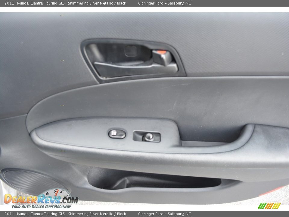 2011 Hyundai Elantra Touring GLS Shimmering Silver Metallic / Black Photo #14
