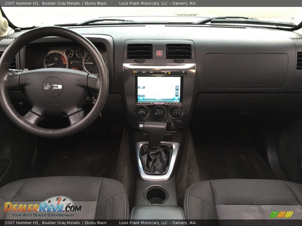 2007 Hummer H3 Boulder Gray Metallic / Ebony Black Photo #10