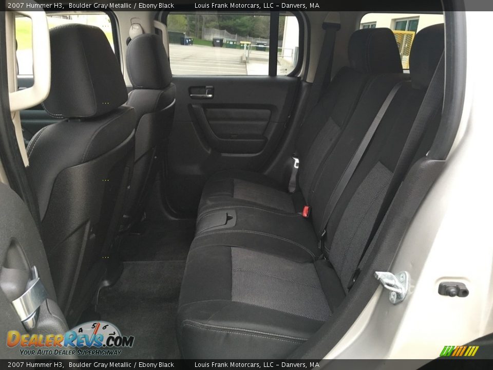 2007 Hummer H3 Boulder Gray Metallic / Ebony Black Photo #14