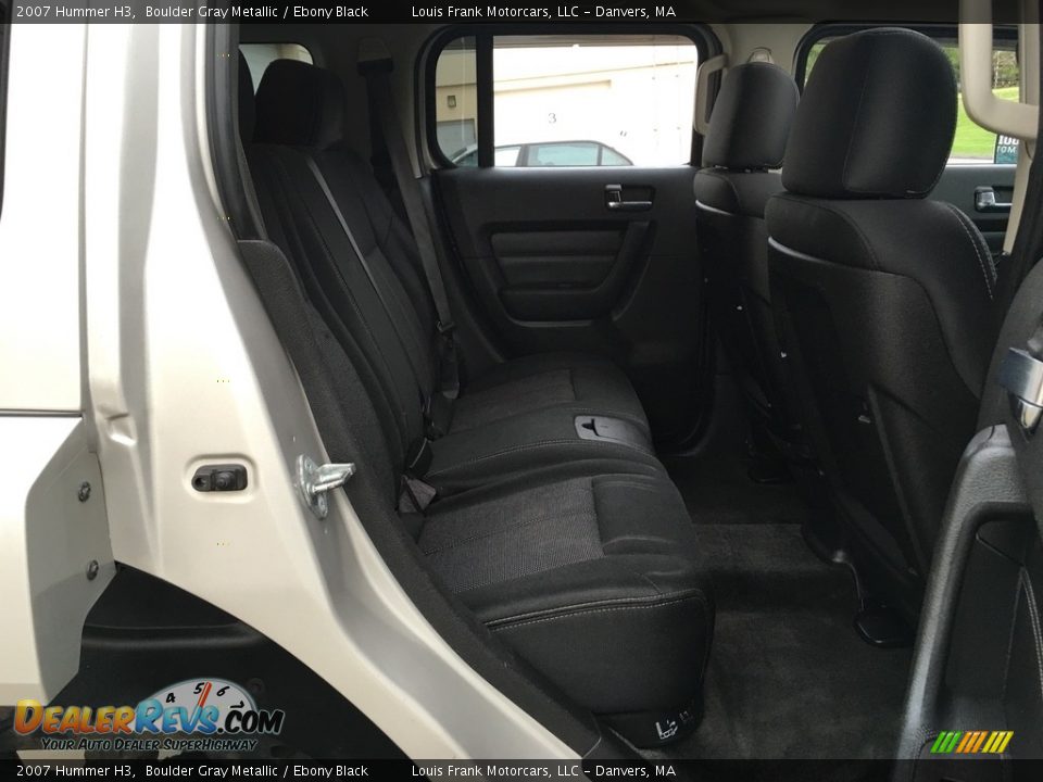 2007 Hummer H3 Boulder Gray Metallic / Ebony Black Photo #15