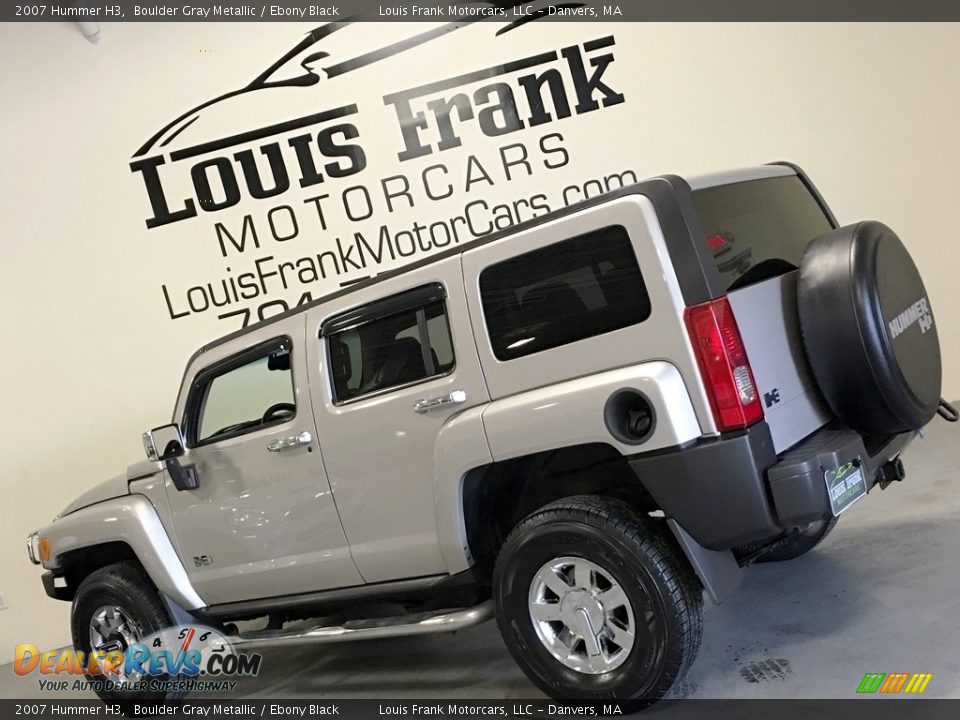 2007 Hummer H3 Boulder Gray Metallic / Ebony Black Photo #18