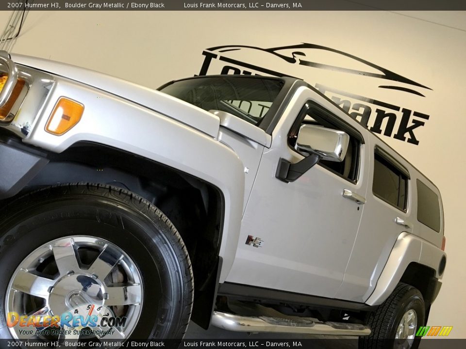 2007 Hummer H3 Boulder Gray Metallic / Ebony Black Photo #20