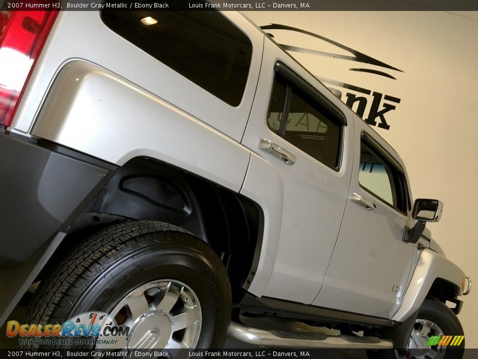 2007 Hummer H3 Boulder Gray Metallic / Ebony Black Photo #21