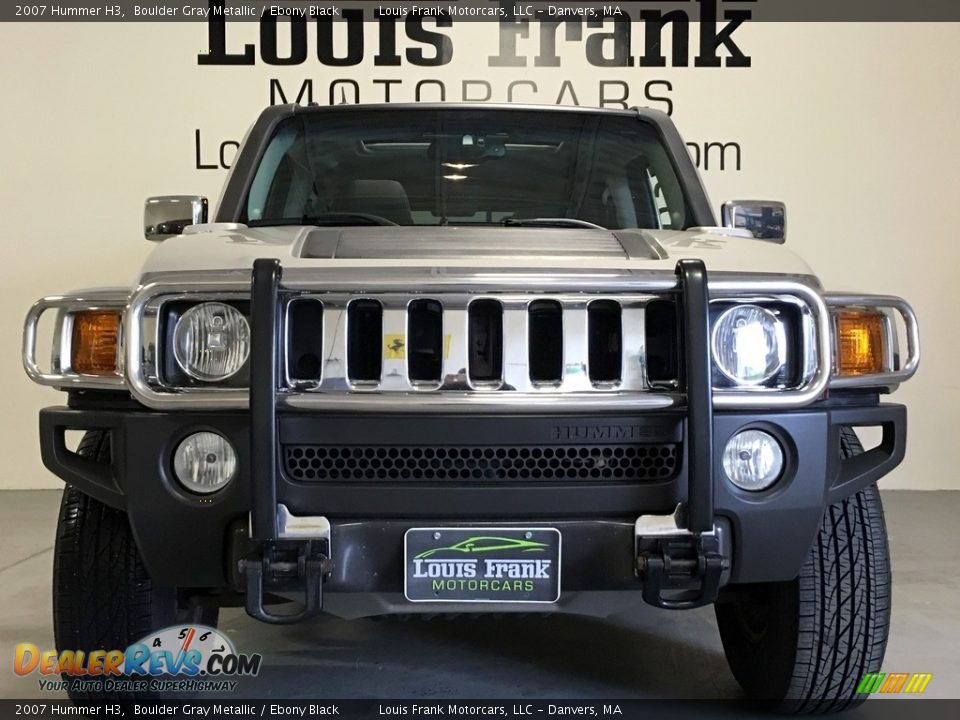 2007 Hummer H3 Boulder Gray Metallic / Ebony Black Photo #25