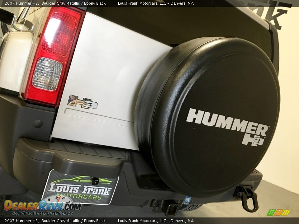2007 Hummer H3 Boulder Gray Metallic / Ebony Black Photo #29