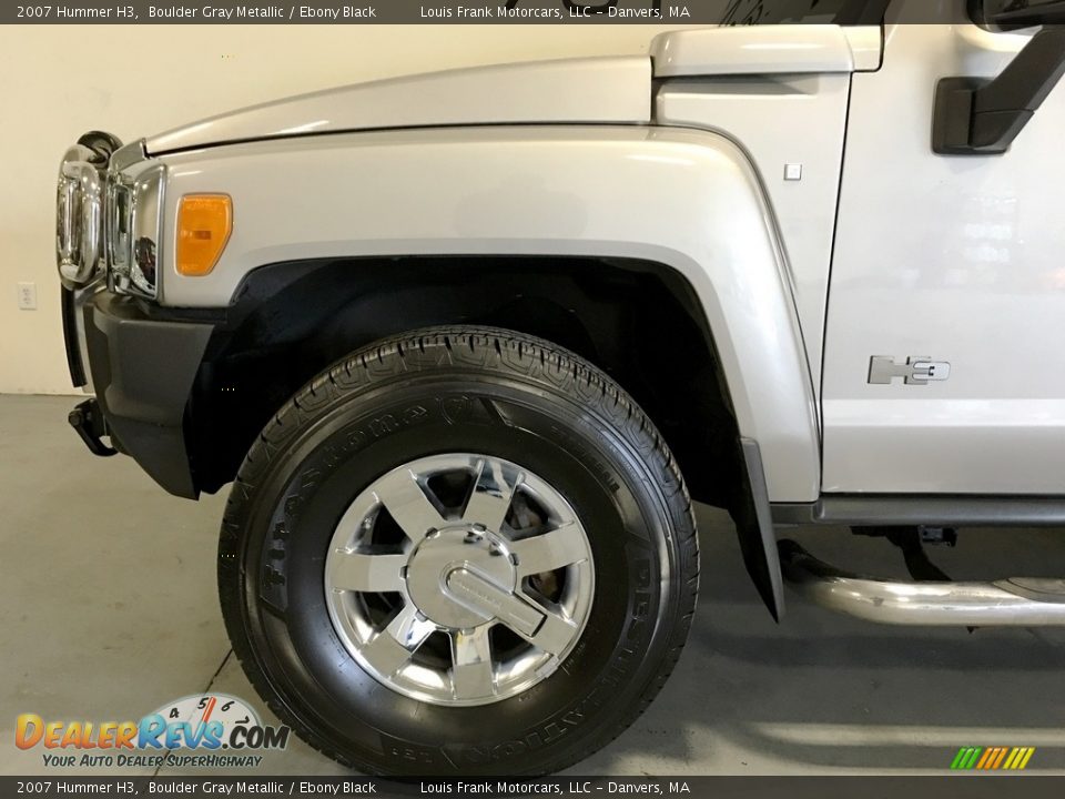 2007 Hummer H3 Boulder Gray Metallic / Ebony Black Photo #30