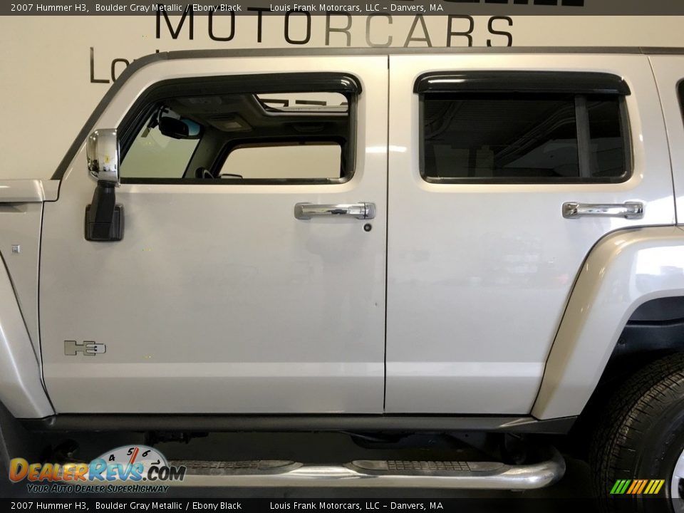 2007 Hummer H3 Boulder Gray Metallic / Ebony Black Photo #32