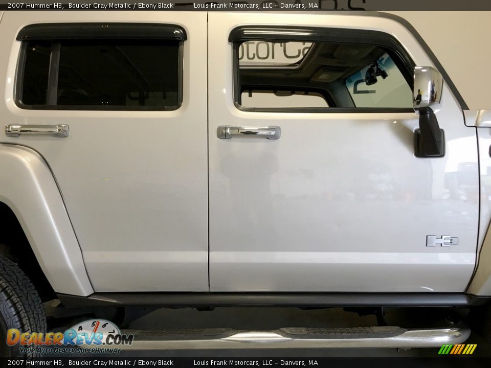 2007 Hummer H3 Boulder Gray Metallic / Ebony Black Photo #33