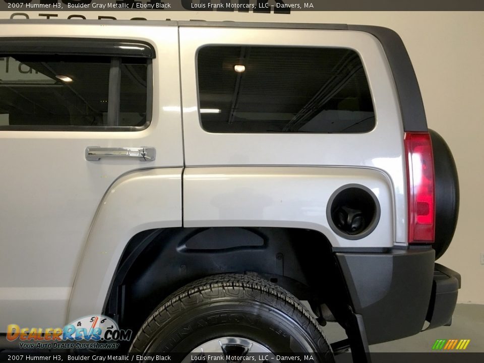 2007 Hummer H3 Boulder Gray Metallic / Ebony Black Photo #34