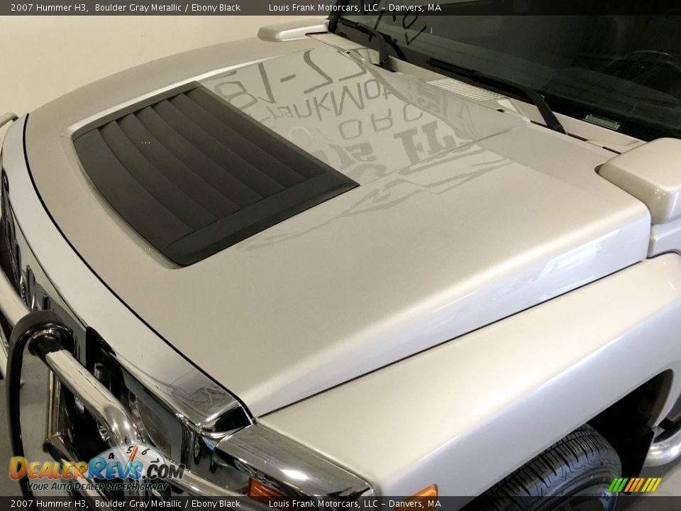 2007 Hummer H3 Boulder Gray Metallic / Ebony Black Photo #36