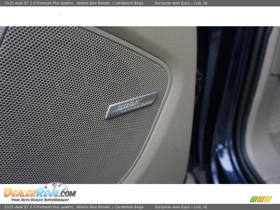 2015 Audi Q7 3.0 Premium Plus quattro Atlantis Blue Metallic / Cardamom Beige Photo #16
