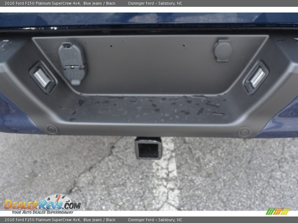 2016 Ford F150 Platinum SuperCrew 4x4 Blue Jeans / Black Photo #12