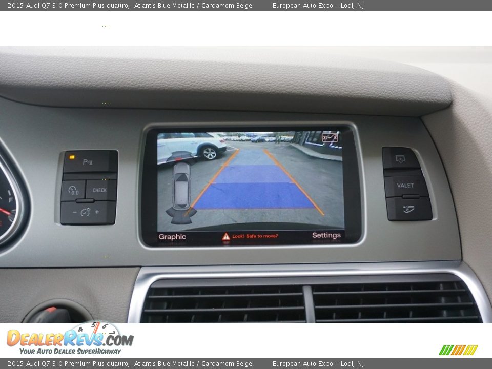 2015 Audi Q7 3.0 Premium Plus quattro Atlantis Blue Metallic / Cardamom Beige Photo #23