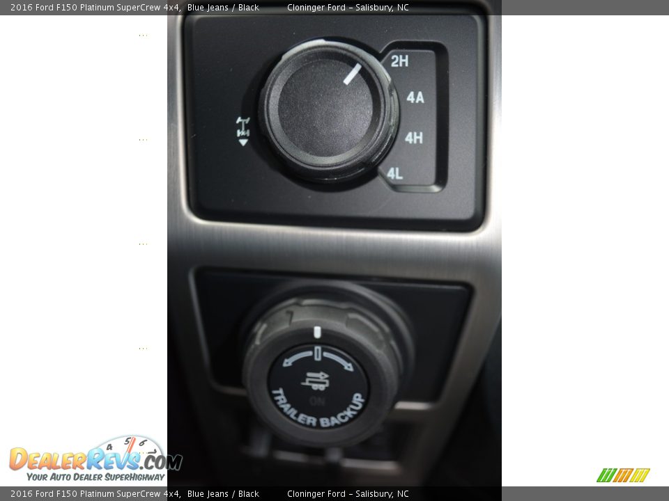 2016 Ford F150 Platinum SuperCrew 4x4 Blue Jeans / Black Photo #23