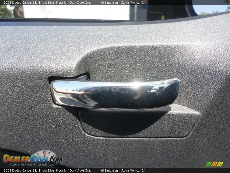 2008 Dodge Caliber SE Bright Silver Metallic / Dark Slate Gray Photo #7