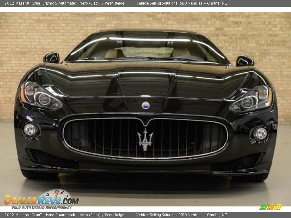 2012 Maserati GranTurismo S Automatic Nero (Black) / Pearl Beige Photo #4