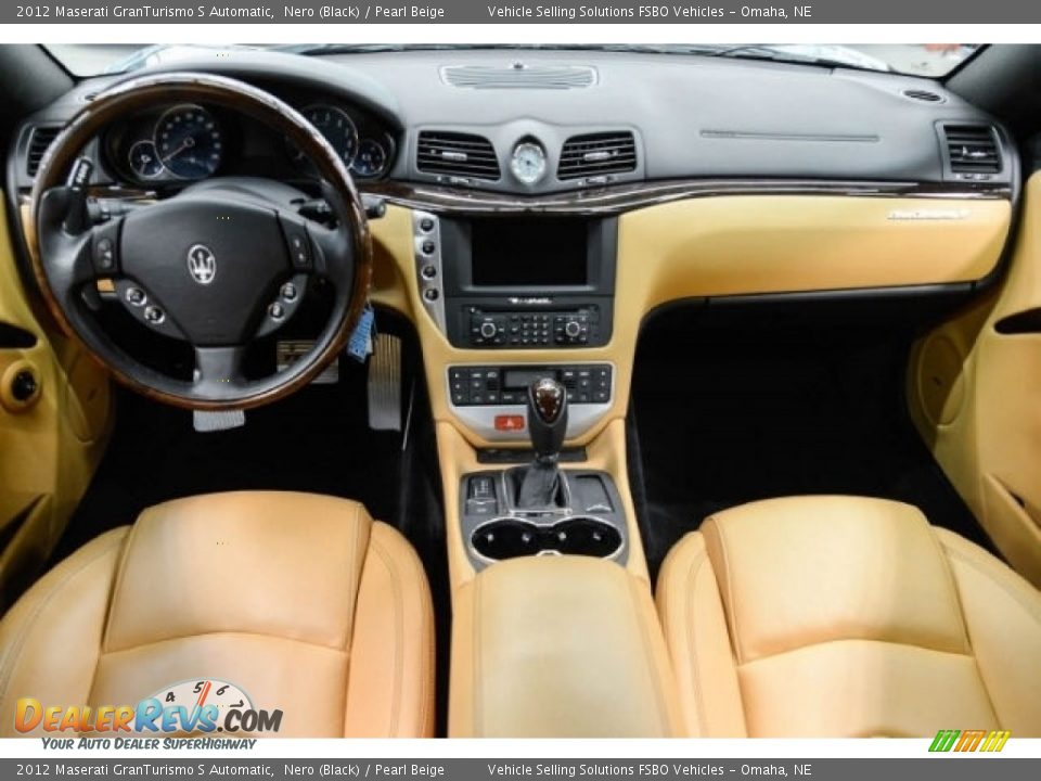 Pearl Beige Interior - 2012 Maserati GranTurismo S Automatic Photo #5