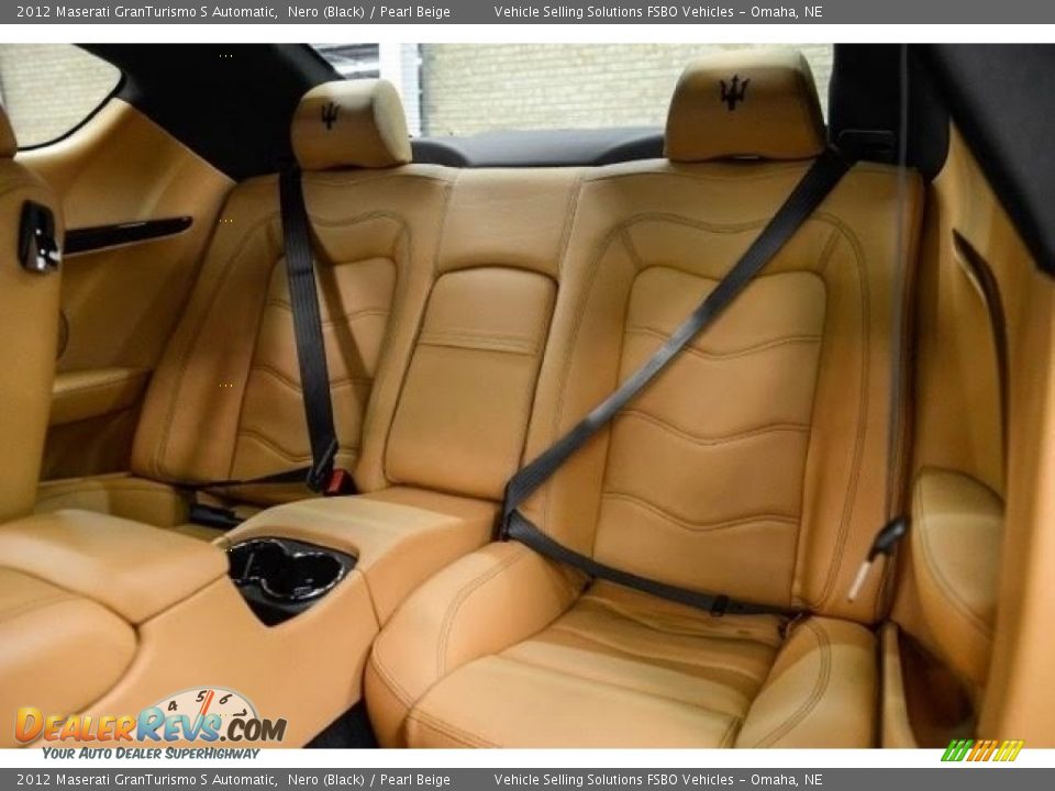 Rear Seat of 2012 Maserati GranTurismo S Automatic Photo #7
