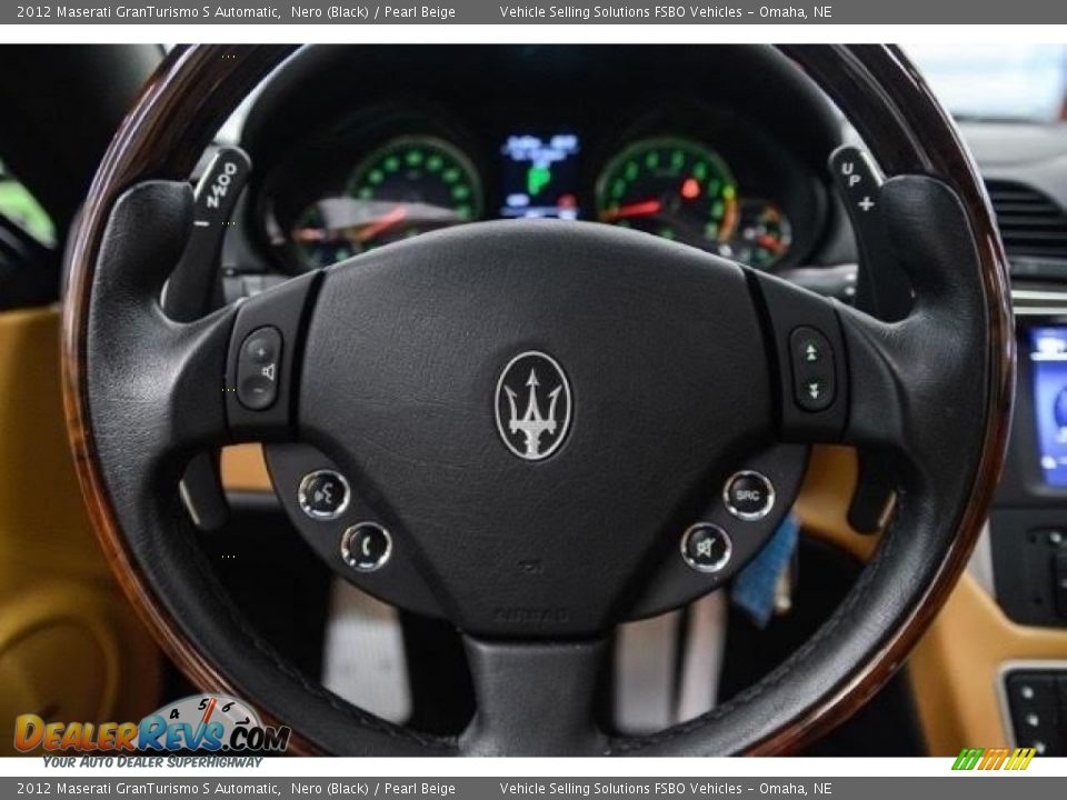 2012 Maserati GranTurismo S Automatic Steering Wheel Photo #10
