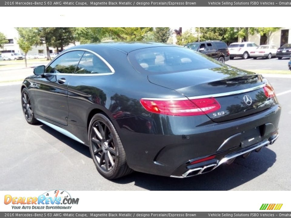 2016 Mercedes-Benz S 63 AMG 4Matic Coupe Magnetite Black Metallic / designo Porcelain/Espresso Brown Photo #3