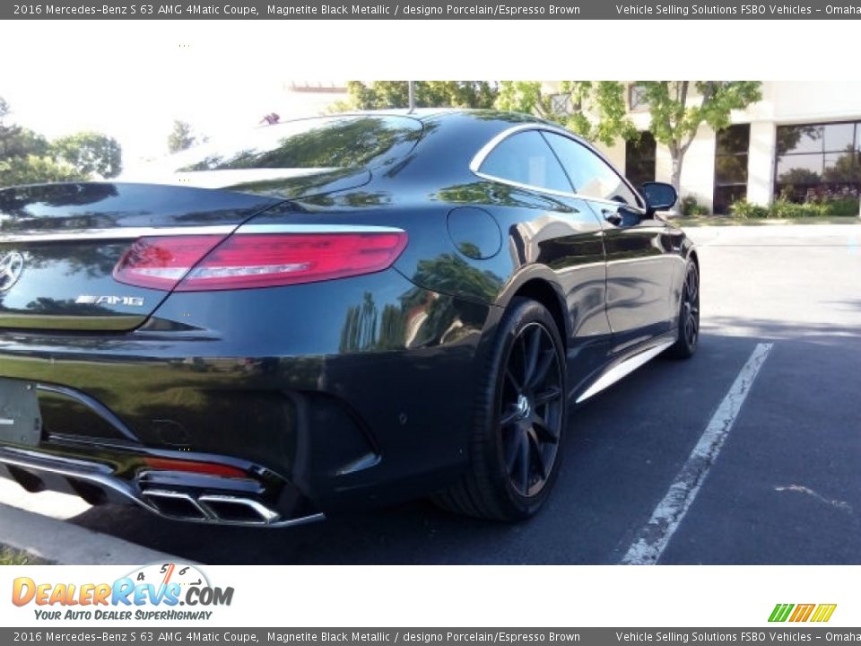 2016 Mercedes-Benz S 63 AMG 4Matic Coupe Magnetite Black Metallic / designo Porcelain/Espresso Brown Photo #5