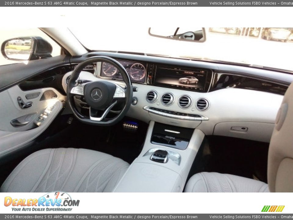 Dashboard of 2016 Mercedes-Benz S 63 AMG 4Matic Coupe Photo #10