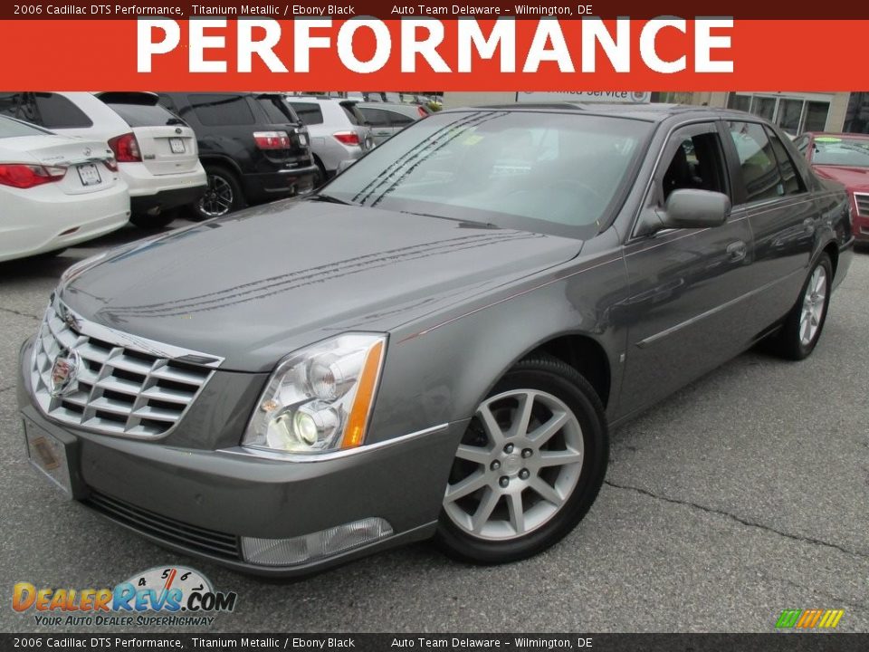 2006 Cadillac DTS Performance Titanium Metallic / Ebony Black Photo #1