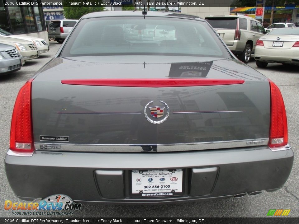 2006 Cadillac DTS Performance Titanium Metallic / Ebony Black Photo #5