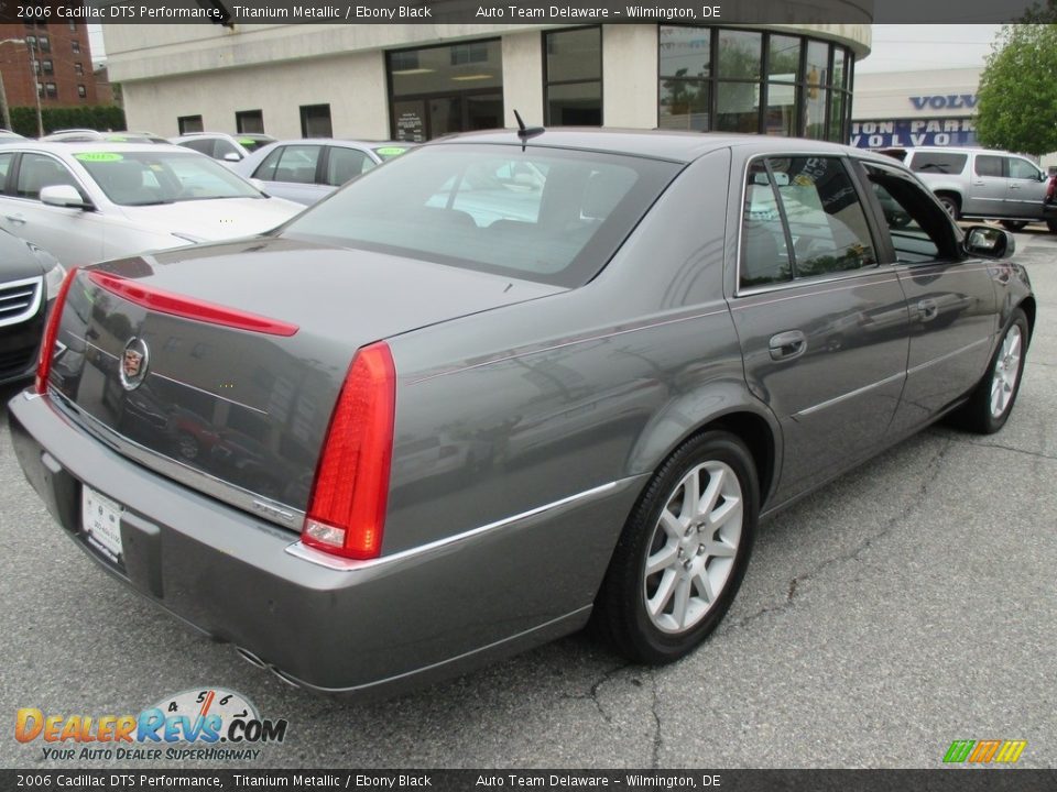 2006 Cadillac DTS Performance Titanium Metallic / Ebony Black Photo #6
