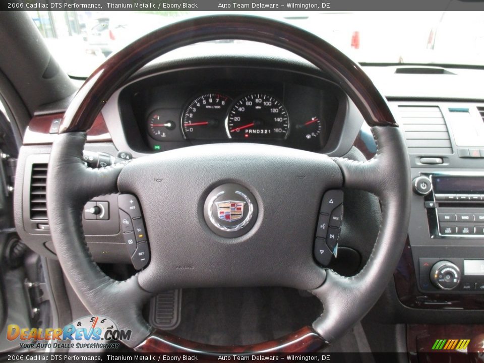 2006 Cadillac DTS Performance Titanium Metallic / Ebony Black Photo #10