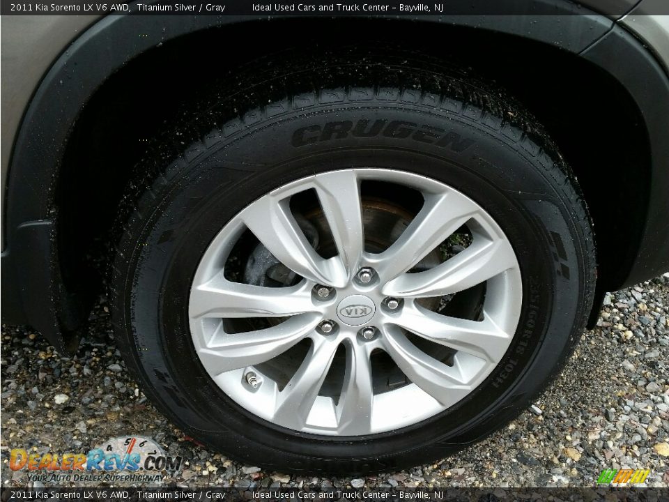 2011 Kia Sorento LX V6 AWD Titanium Silver / Gray Photo #29